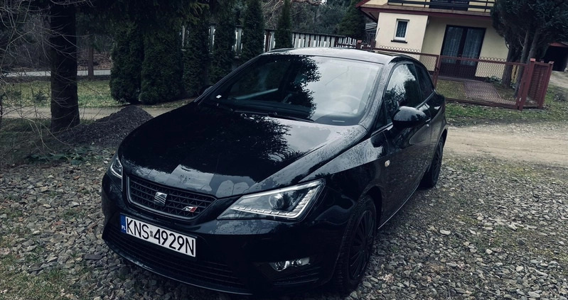 Seat Ibiza cena 28700 przebieg: 204000, rok produkcji 2012 z Limanowa małe 379